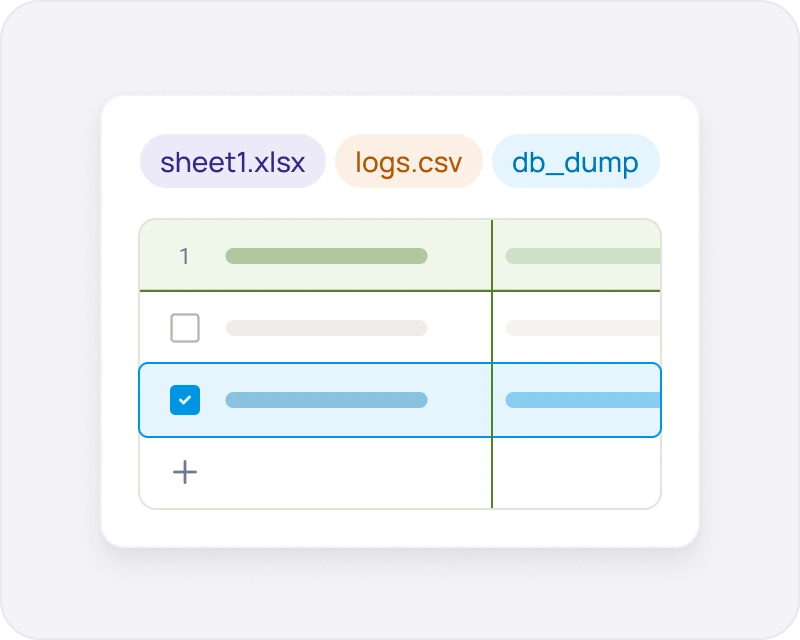 Data conversion and structuring workflow